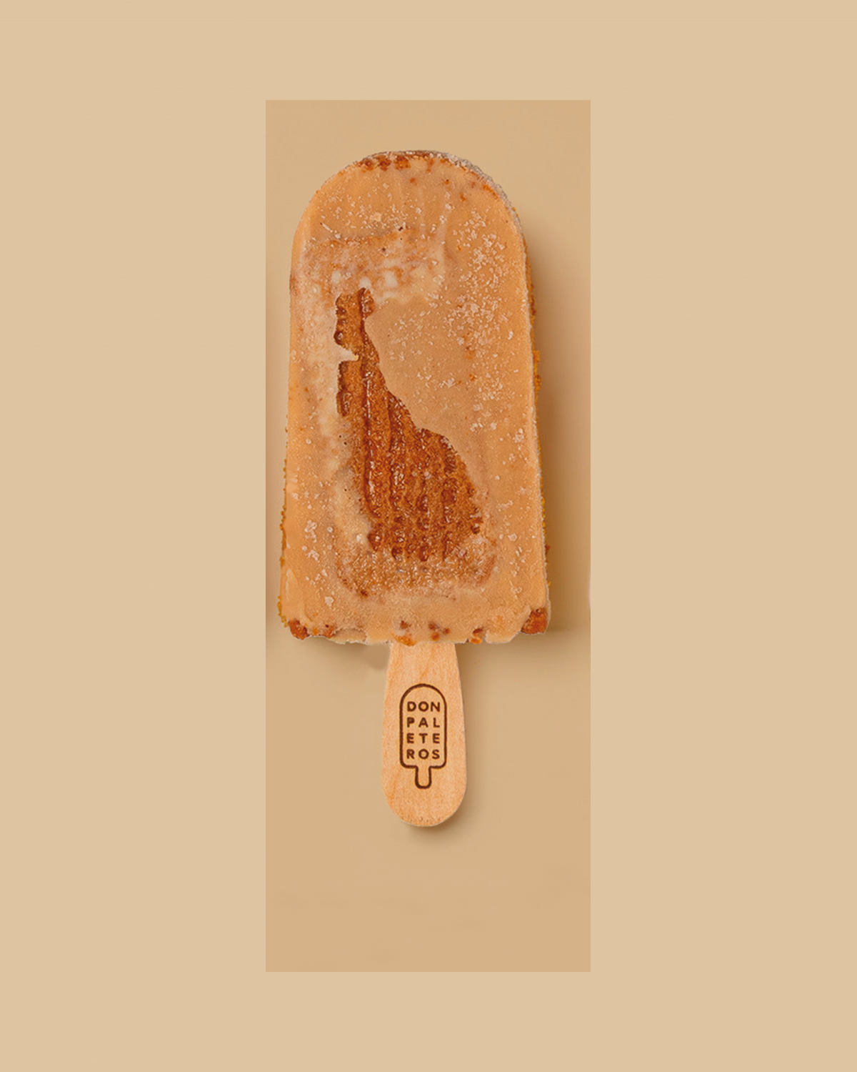 Paleta sabor galleta Lotus Biscoff