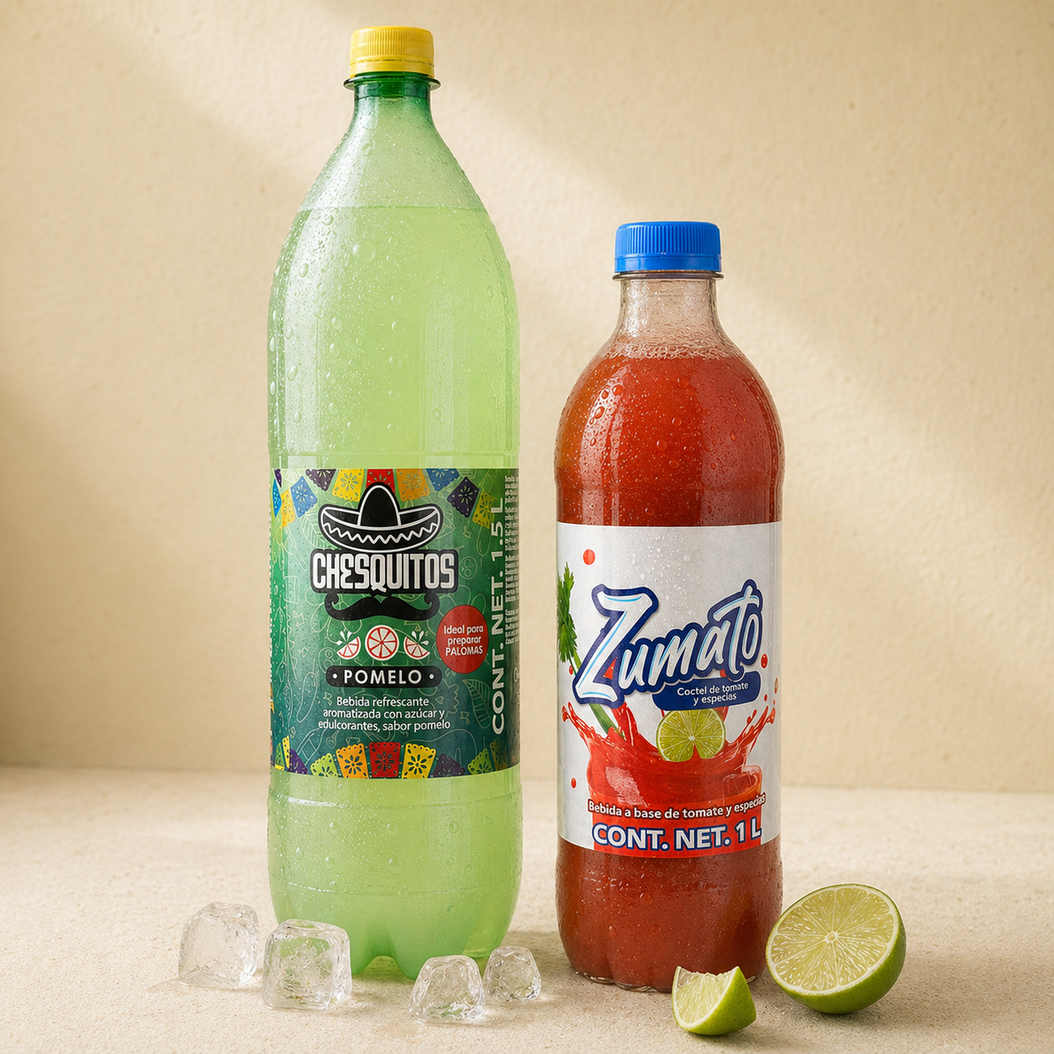 Zumato y Chesquitos — bebidas mexicanas